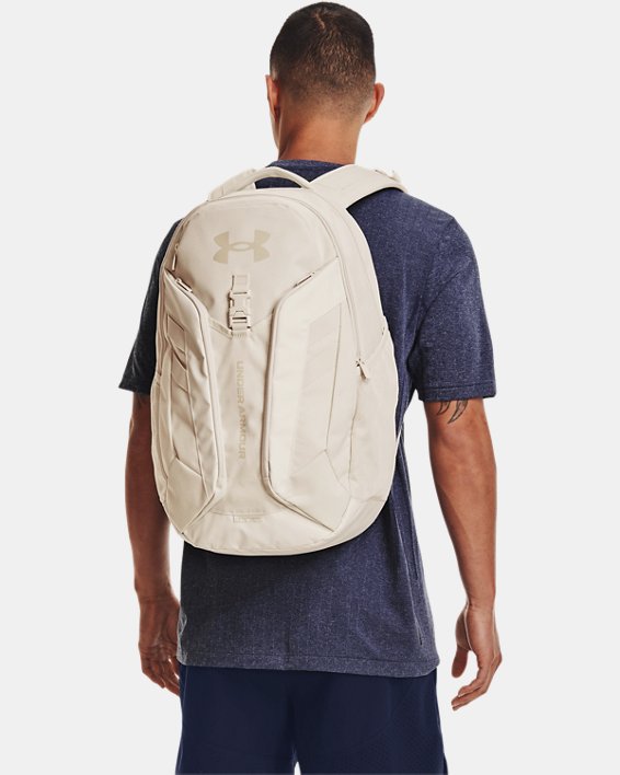 UA Hustle Pro Backpack, White, pdpMainDesktop image number 6